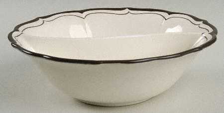 La Mancha White Round Divided Vegetable Bowl