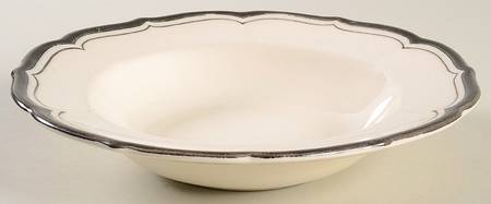La Mancha White Rim Soup Bowl