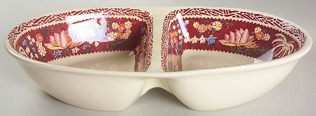 Lei Lani (San Marino Shape) 11" Oval Divided Vegetable Bowl