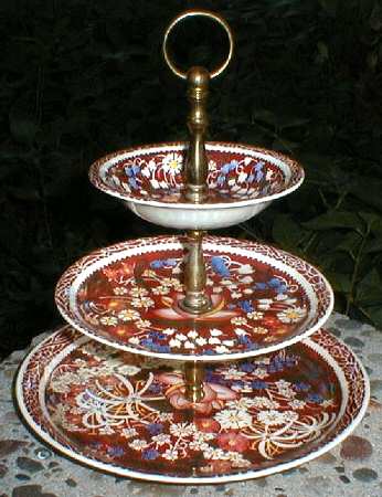 Lei Lani (San Marino Shape) 3-Tiered Serving Tray (DP, SP, FR)