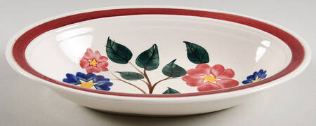 Linda 9" Oval Vegetable Bowl
