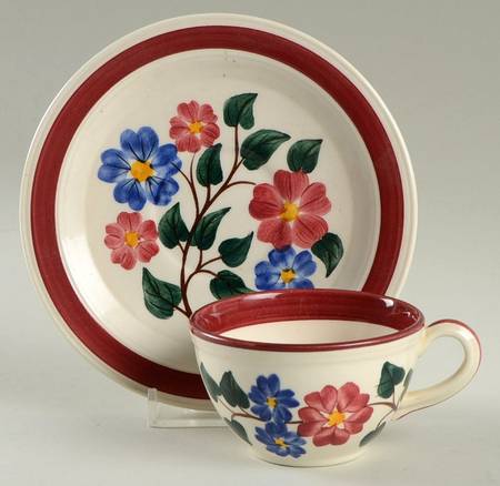 Linda Flat Demitasse Cup & Saucer Set