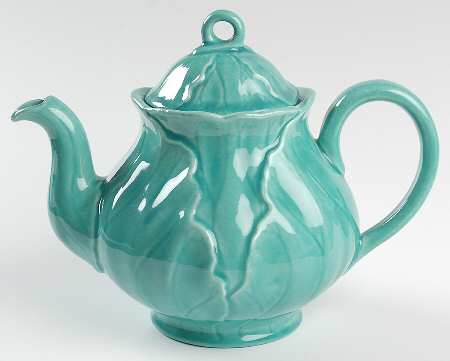 Lotus Aqua (Second Series) Teapot & Lid