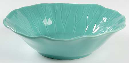 Lotus Aqua (Second Series) 11" Round Vegetable Bowl