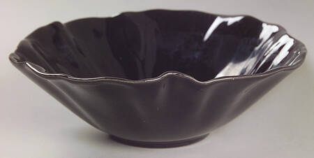 Lotus Black (Glossy) Coupe Cereal Bowl
