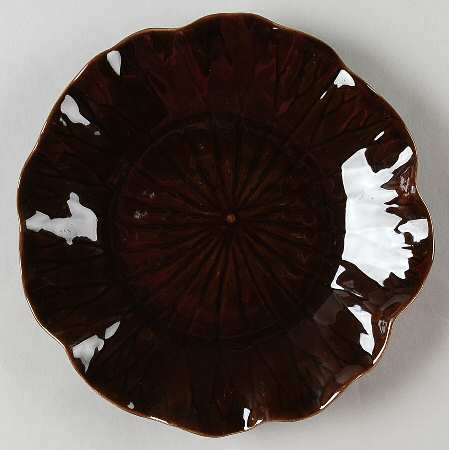 Lotus Brown Salad Plate