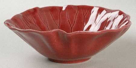 Lotus Cranberry Coupe Cereal Bowl