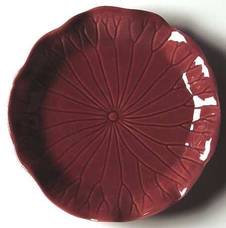 Lotus Cranberry Bread & Butter Plate