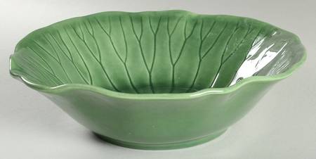 Lotus Evergreen 10" Round Vegetable Bowl