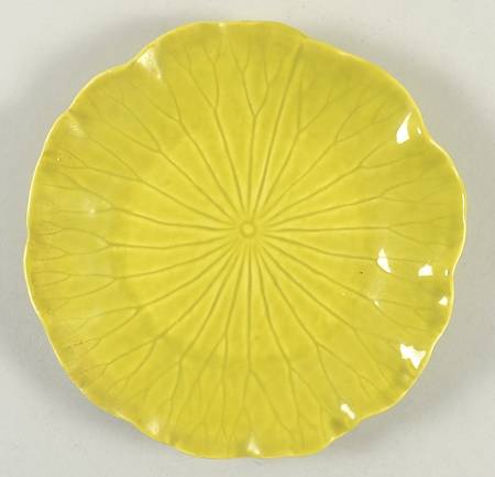 Lotus Fern Green Salad Plate