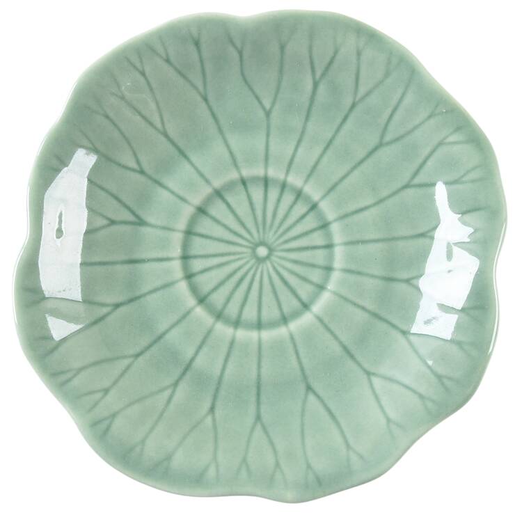 Lotus Jade Green Saucer