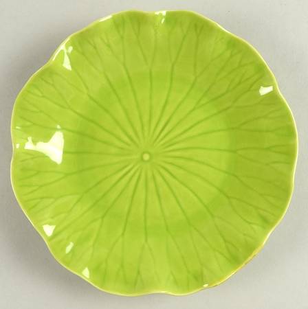 Lotus Lime Green Salad Plate