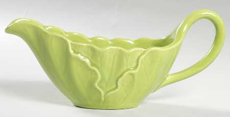 Lotus Lime Green Gravy Boat