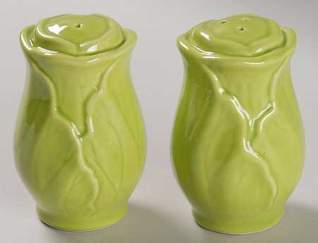 Lotus Lime Green Salt & Pepper Set