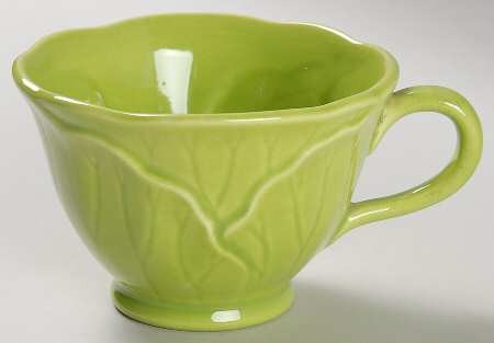 Lotus Lime Green Footed Cup