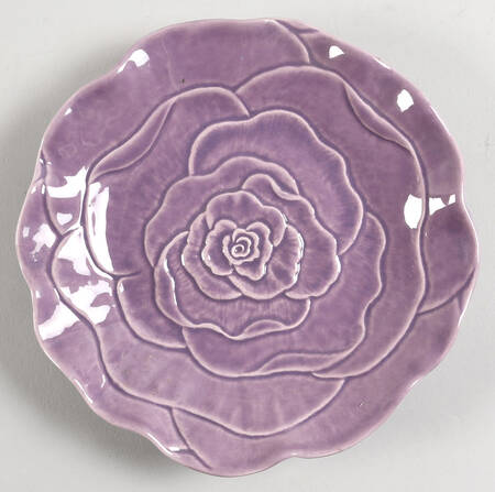 Lotus Lilac Accent Salad Plate