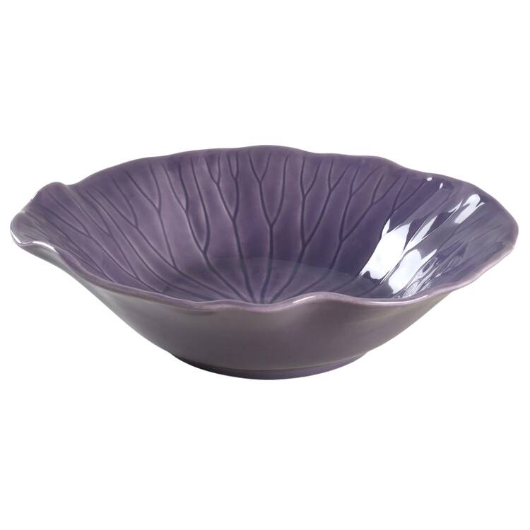 Lotus Lilac 10" Round Vegetable Bowl