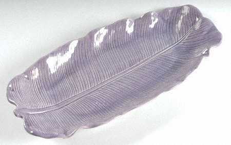Lotus Lilac 16" Oval Serving Platter