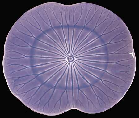 Lotus Lilac 15" Oval Serving Platter