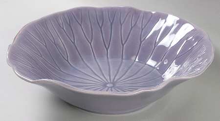 Lotus Lilac 11" Round Vegetable Bowl