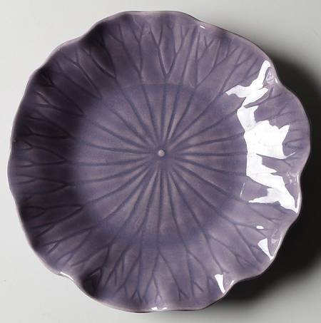 Lotus Lilac Salad Plate