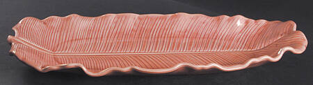 Lotus Peach Apricot 20" Oval Serving Platter