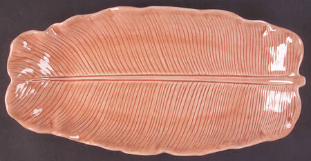 Lotus Peach Apricot 16" Oval Serving Platter