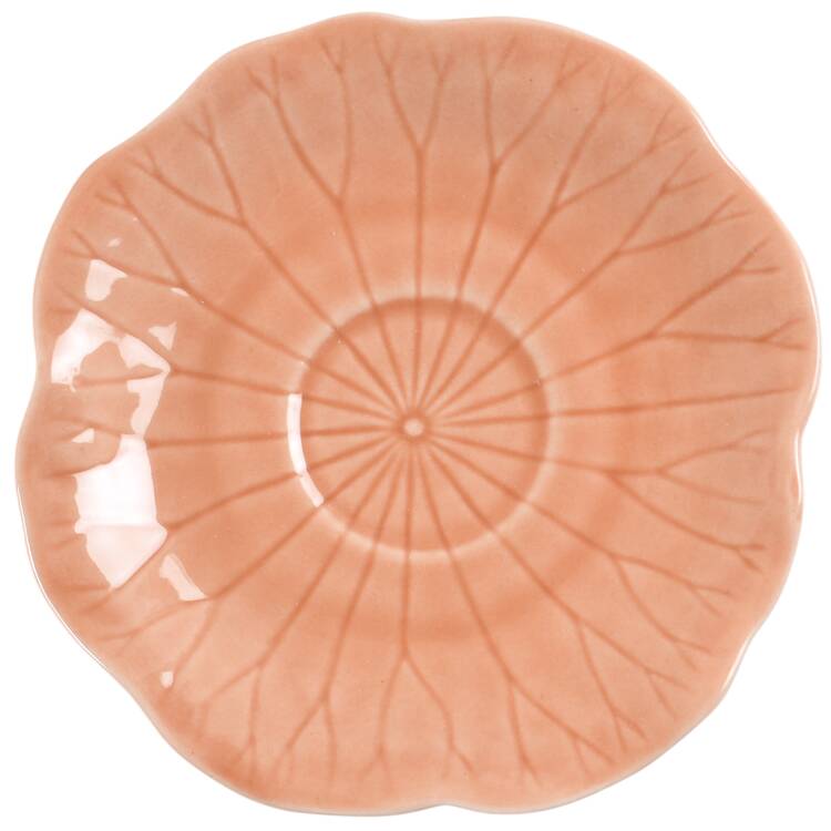 Lotus Peach Apricot Saucer