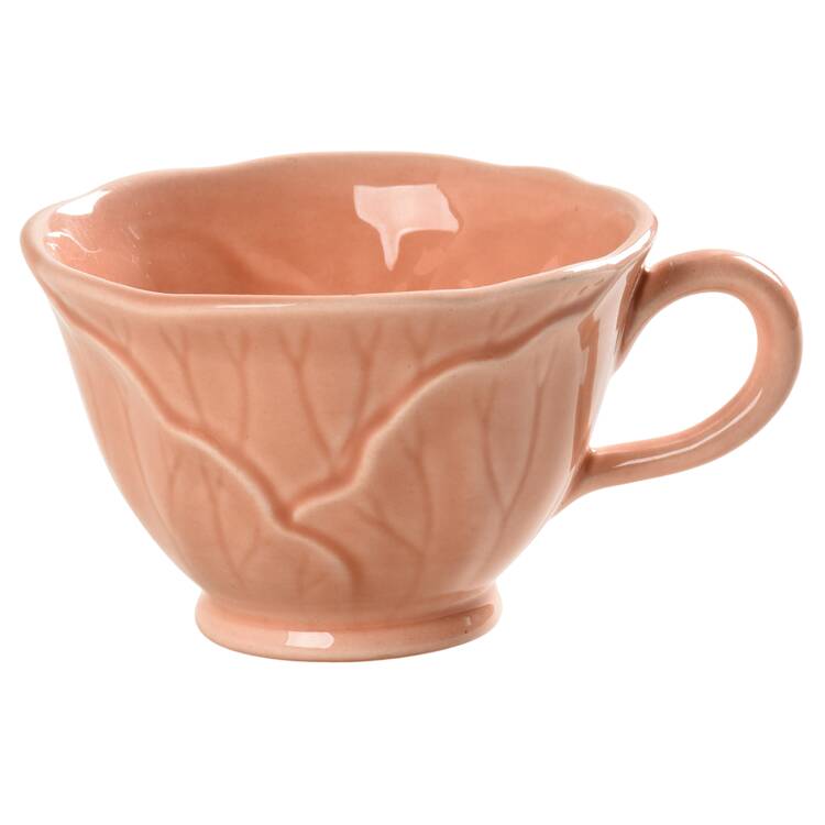 Lotus Peach Apricot Footed Cup