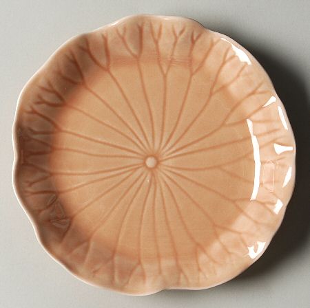 Lotus Peach Apricot Bread & Butter Plate