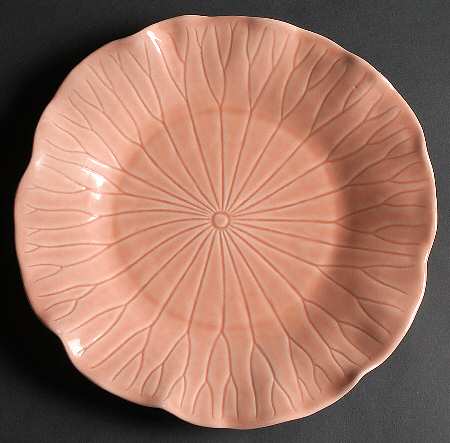 Lotus Peach Apricot 12" Chop Plate (Round Platter)