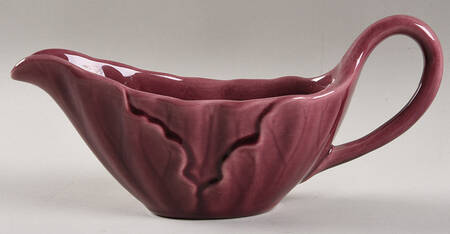 Lotus Plum Gravy Boat