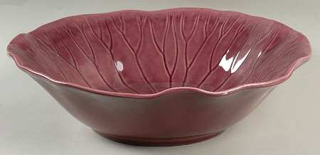 Lotus Plum 10" Round Vegetable Bowl