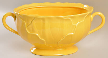 Lotus Light Pumpkin Oval Tureen No Lid