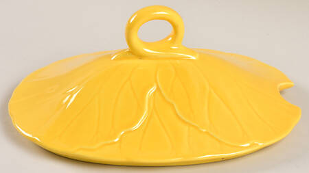 Lotus Light Pumpkin Lid for Oval Tureen