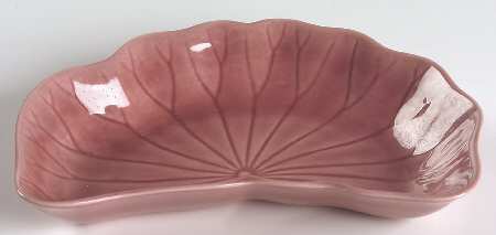 Lotus Rose Crescent Salad Plate