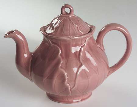 Lotus Rose Teapot & Lid