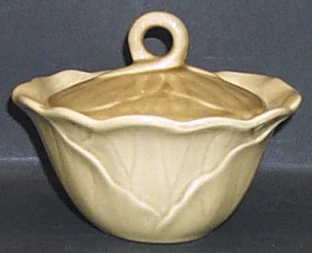 Lotus Sand Sugar Bowl & Lid