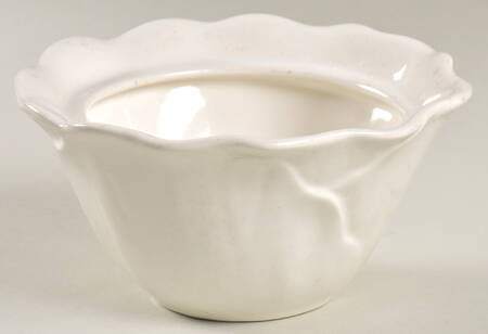 Lotus White Sugar Bowl No Lid