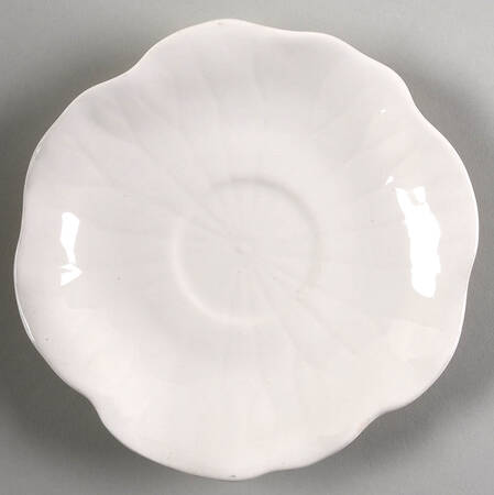Lotus White Saucer
