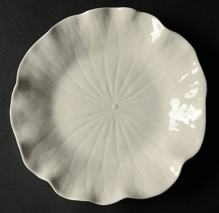 Lotus White Salad Plate