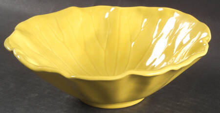 Lotus Bright Yellow Coupe Soup Bowl