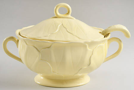 Lotus Canary Yellow (Light) Tureen & Lid w/Ladle