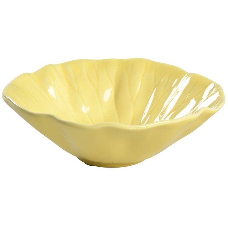 Lotus Canary Yellow (Light) Fruit/Dessert (Sauce) Bowl