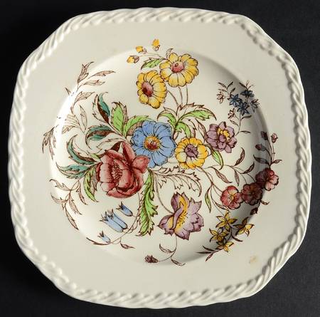 May Flower Square Salad Plate
