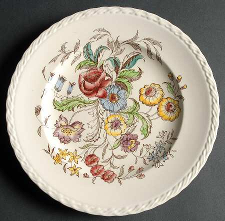 May Flower Luncheon Plate