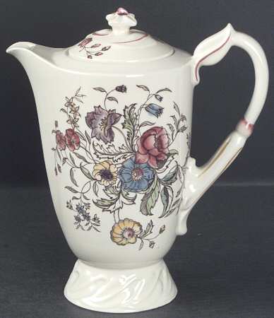 May Flower Coffee Pot & Lid