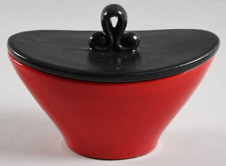 Mardi Gras Sugar Bowl & Lid