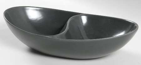 Mardi Gras 11" Oval Divided Vegetable Bowl