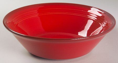 Medallion Red 9" Round Vegetable Bowl